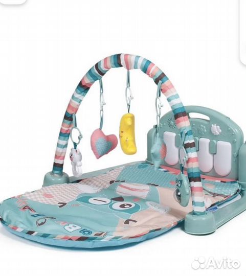 Развивающий коврик с пианино Babu Go