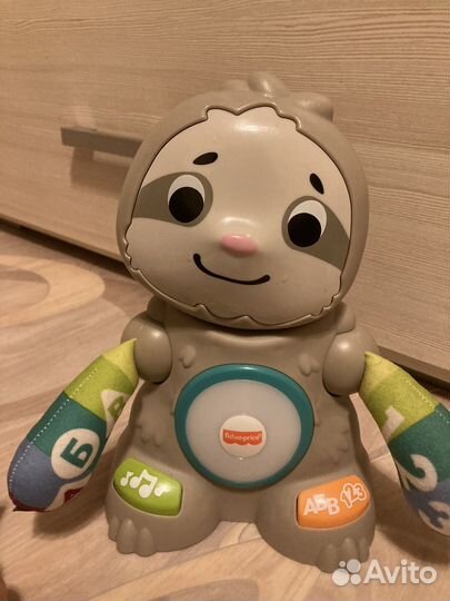 Fisher price ленивец и лось