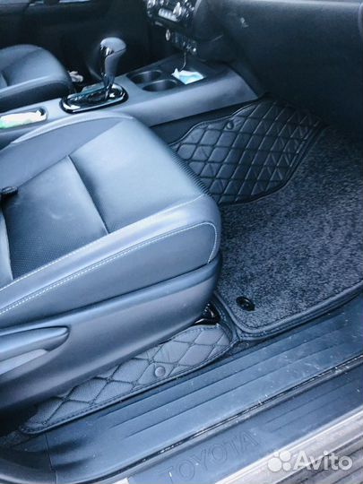 Автоковрики 3D с бортами из экокожи. На все авто