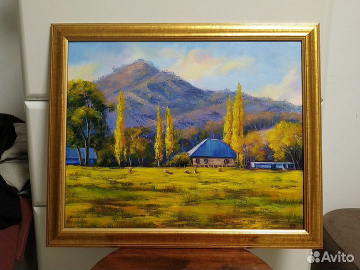 Картина маслом на холсте пейзаж