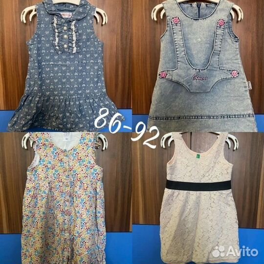 Вещи и обувь на девочку 86-104