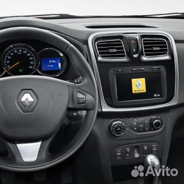 Рамка 2DIN Duster, Sandero, Logan, Kaptur, XRay