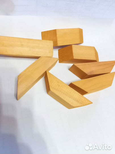 Кубики деревянные