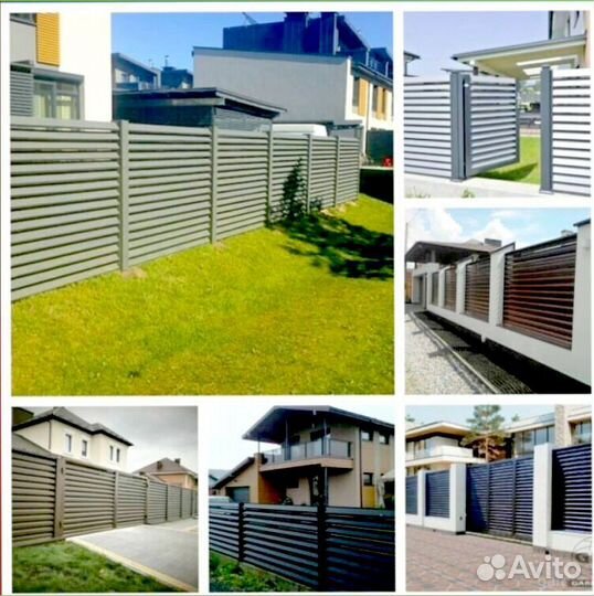 Установка заборов жалюзи и ранчо