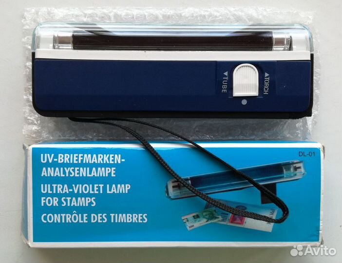 Карманный ультрафиолетовый детектор банкнот DL-01