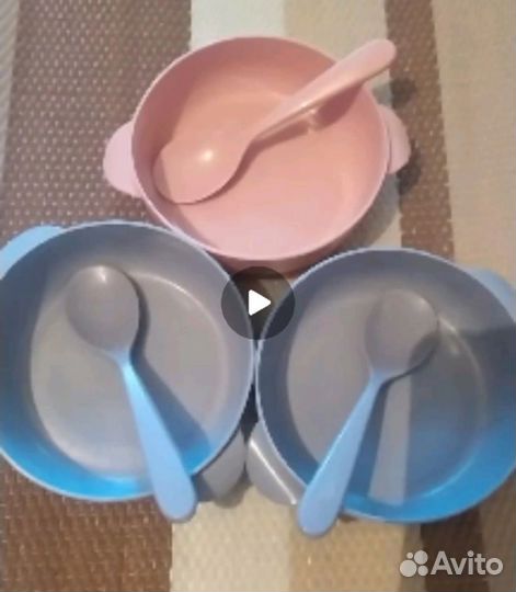 Миска тарелка детская посуда