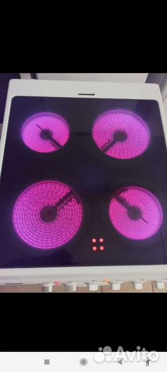 Плита Электрическая Стеклокерамика Горения 4х комф