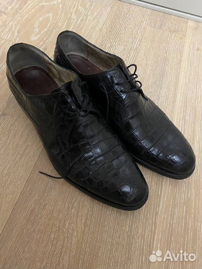 Туфли мужские крокодиловая кожа