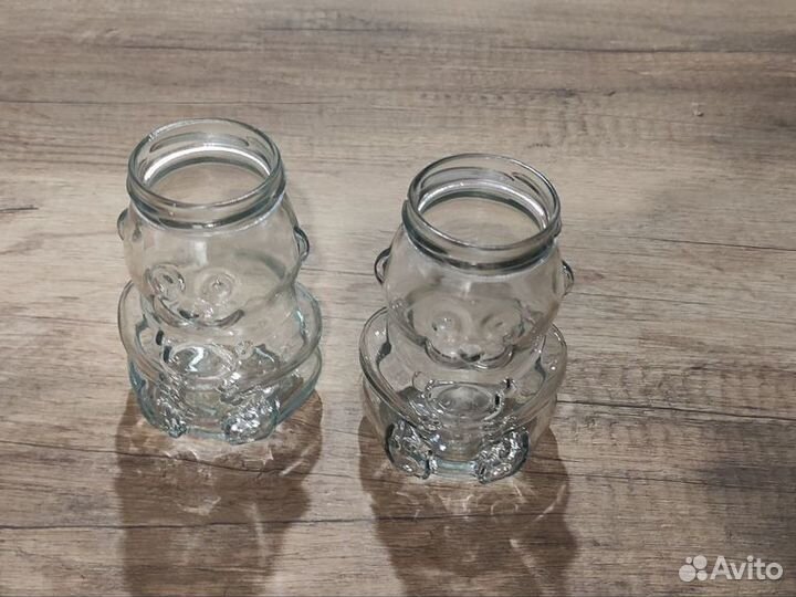 Пустые баночки, пищевые