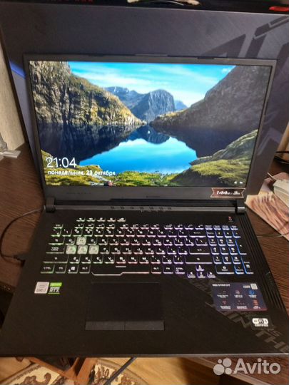 Ноутбук игровой asus ROG Strix G17 G712LWS-EV023T