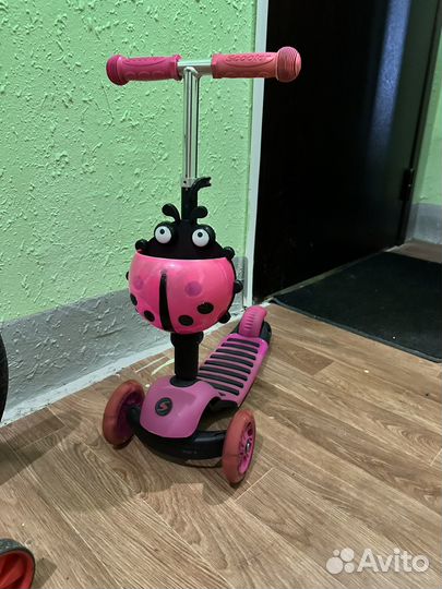 Самокат детский трехколесный трансформер 3 в 1