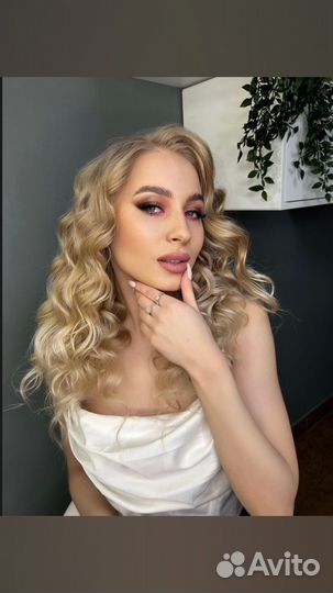 Макияж и прическа полный образ