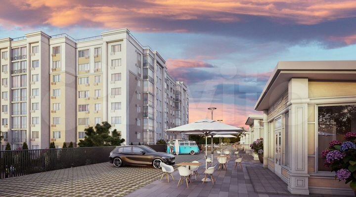 1-к. квартира, 52,2 м², 5/9 эт.