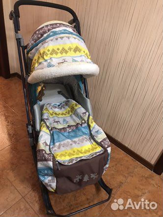 Коляска санки