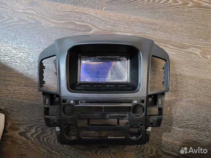 Экран климат контроля + штат магнитола Harrier 10