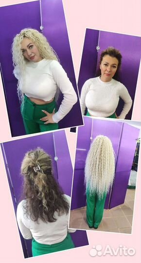 Афрокудри, Афрохвост, плетение косичек