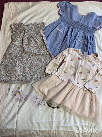 Детские вещи на девочку пакетом 86 92