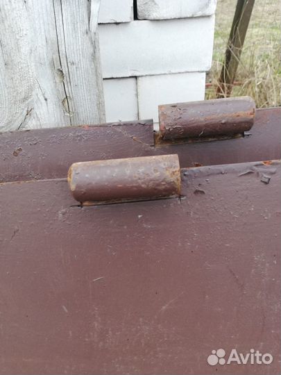 Ворота гаражные металлические бу