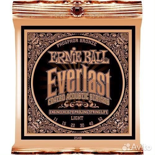 Ernie Ball cтруны Everlast Phosphor Bronze