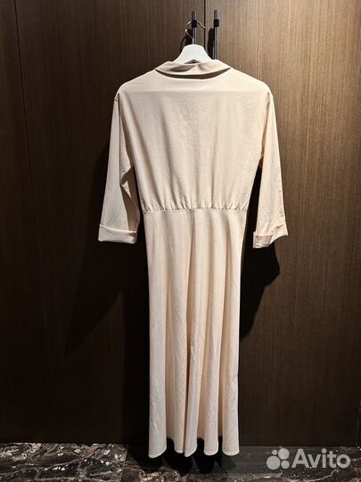 Стильное платье Zara миди в стиле Saint Laurent