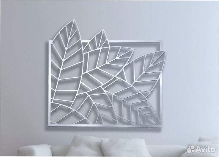 Пейзаж из металла на стену