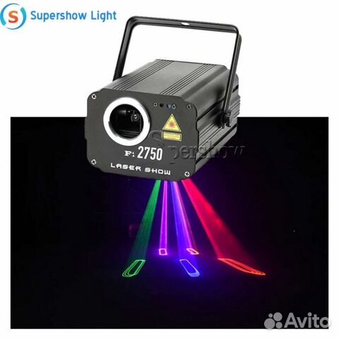 Светомузыка Сканер&Графический лазер Super/F2750