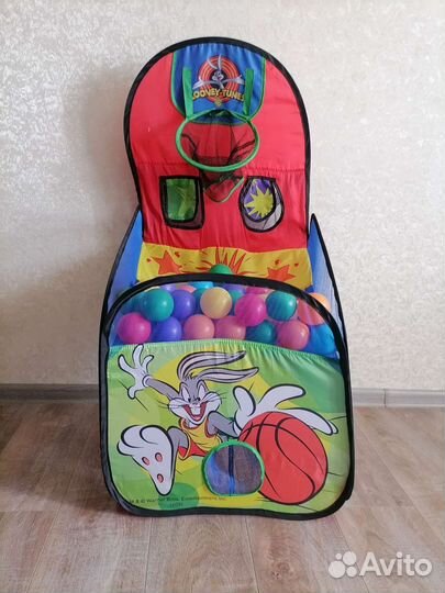 Игровая корзина с шарами