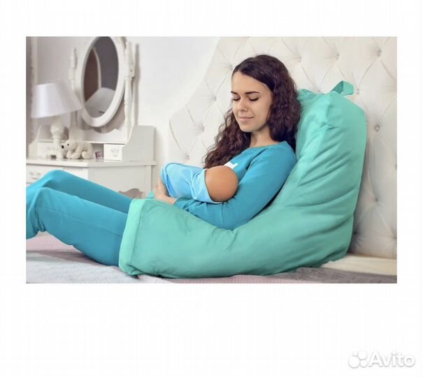 Кресло подушка с подлокотниками