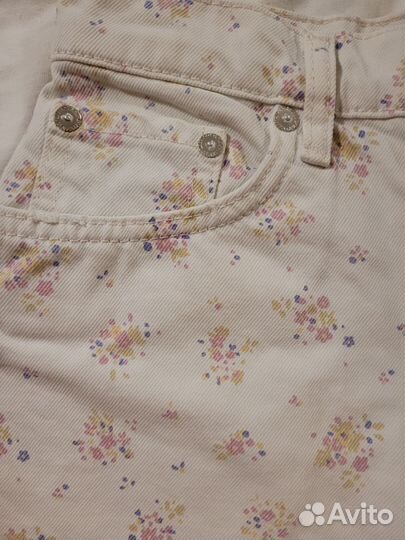 Джинсовый шорты zara