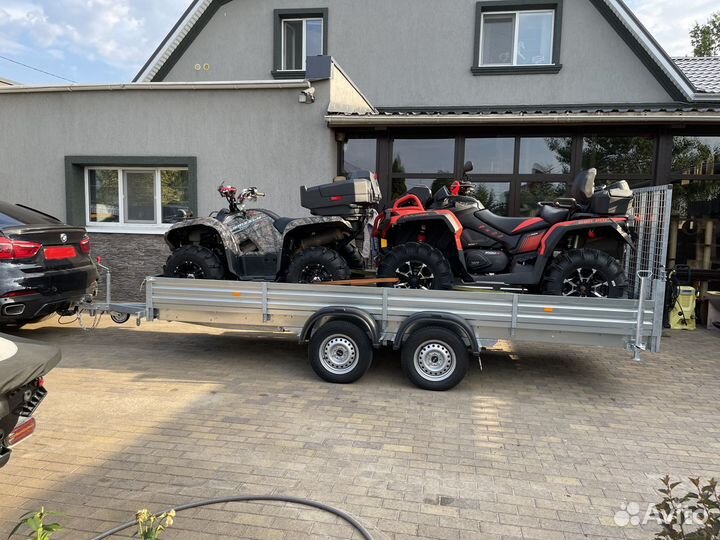 Прицеп мзса 817735.012 для 2-х квадроциклов