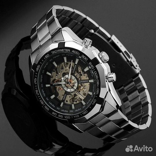 Winner Skeleton Sport Watch