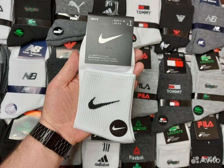Носки Nike Adidas Puma Reebok