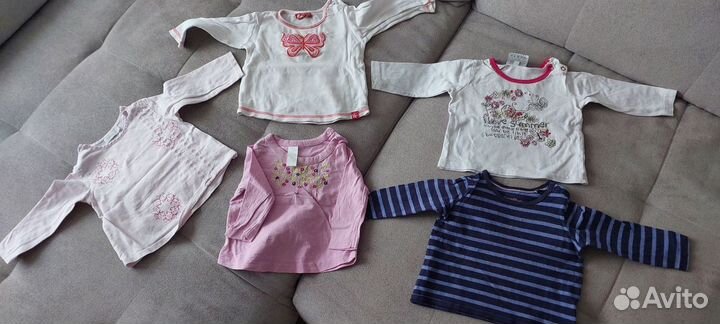 Детские вещи пакетом для девочки 68 74