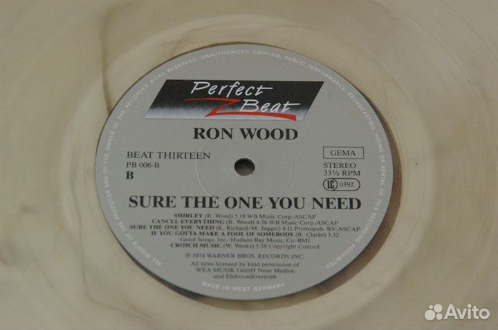 LP Ron Wood – Sure The One You Need редкость