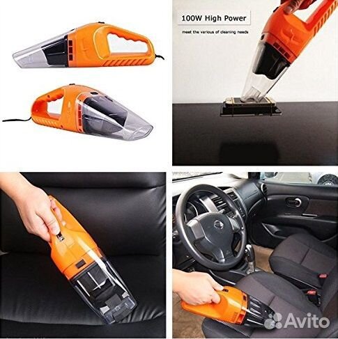 Автомобильный пылесос с функцией сбора воды Vacuum Cleaner Portable