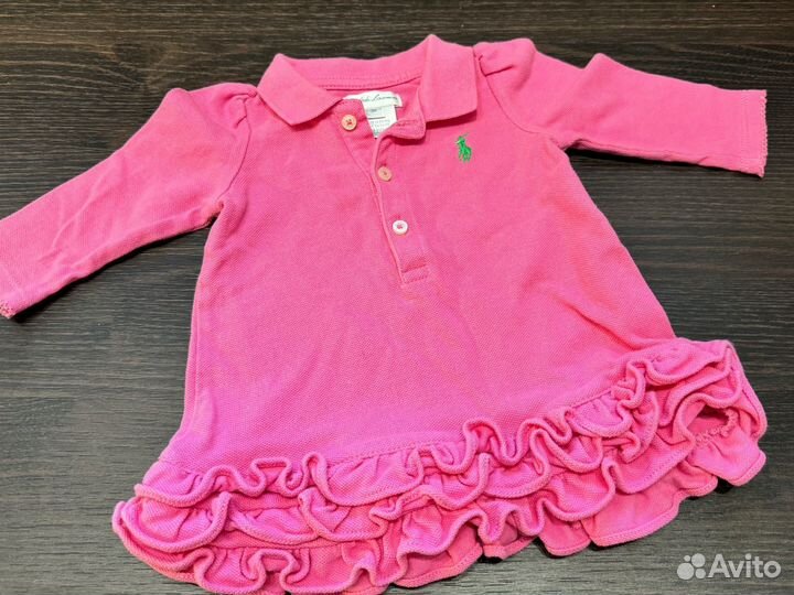 Платье Ralph lauren р-р 3М / 62-68