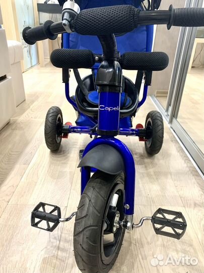Детский велосипед 3 колесный с ручкой