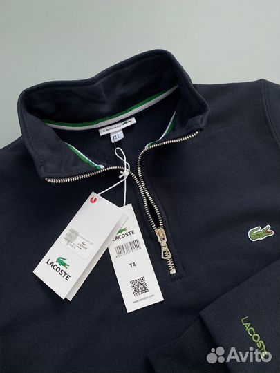 Свитшот lacoste полузамок мужской