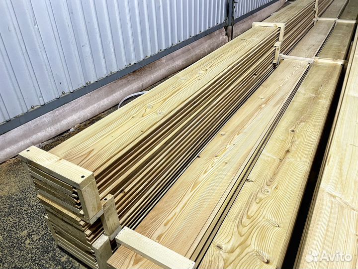 Имитация бруса из лиственницы. Экспорт