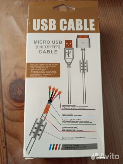 Кабель для iPhone4/iPad 2