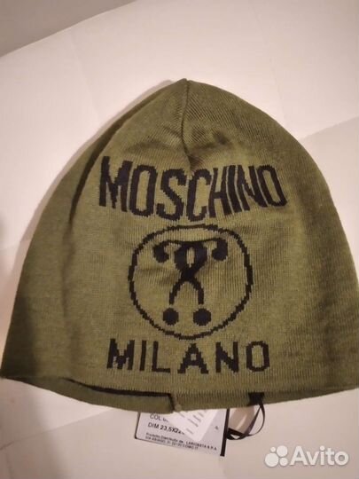 Мужская шапка Moschino оригинал