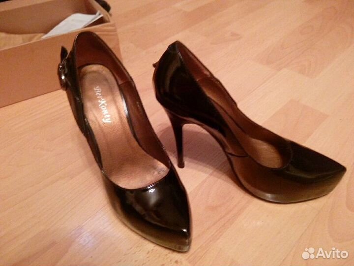 Туфли. Натуральная кожа. Черный лак