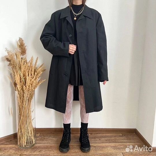 Винтажный Тренч с подкладом