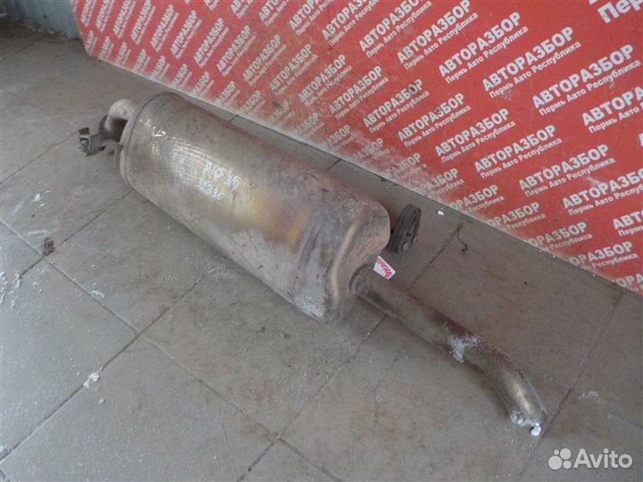 Глушитель Kia Rio 3 G4FC 2017