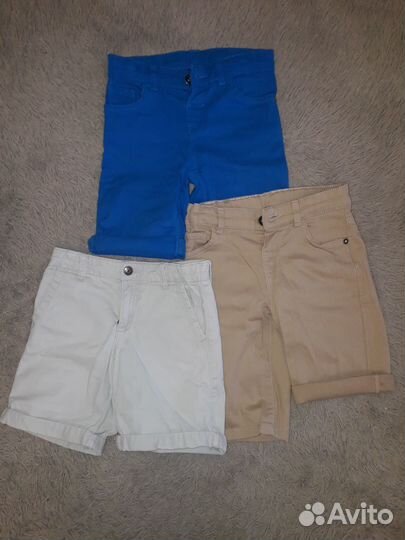 Шорты для мальчика джинсовые 110-128 р-р