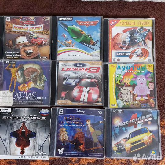Игры для pc:детские развивающие, приключения,гонки