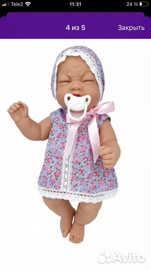 Кукла пупс испания