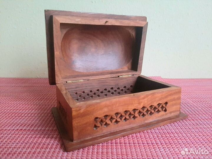 Шкатулка деревянная Индия
