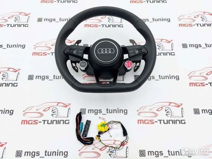 Руль Audi RS с подушкой Ауди A4 B9 RS4 А4