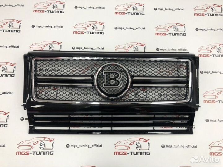 Решетка Mercedes G-class w463 Brabus chrome